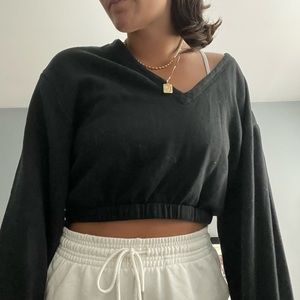 Urban Outfitters black crop top
